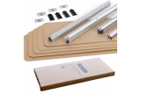Metalowy regał magazynowy garażu piwnicy 180x90x40 z półkami do 5P/175kg 875kg